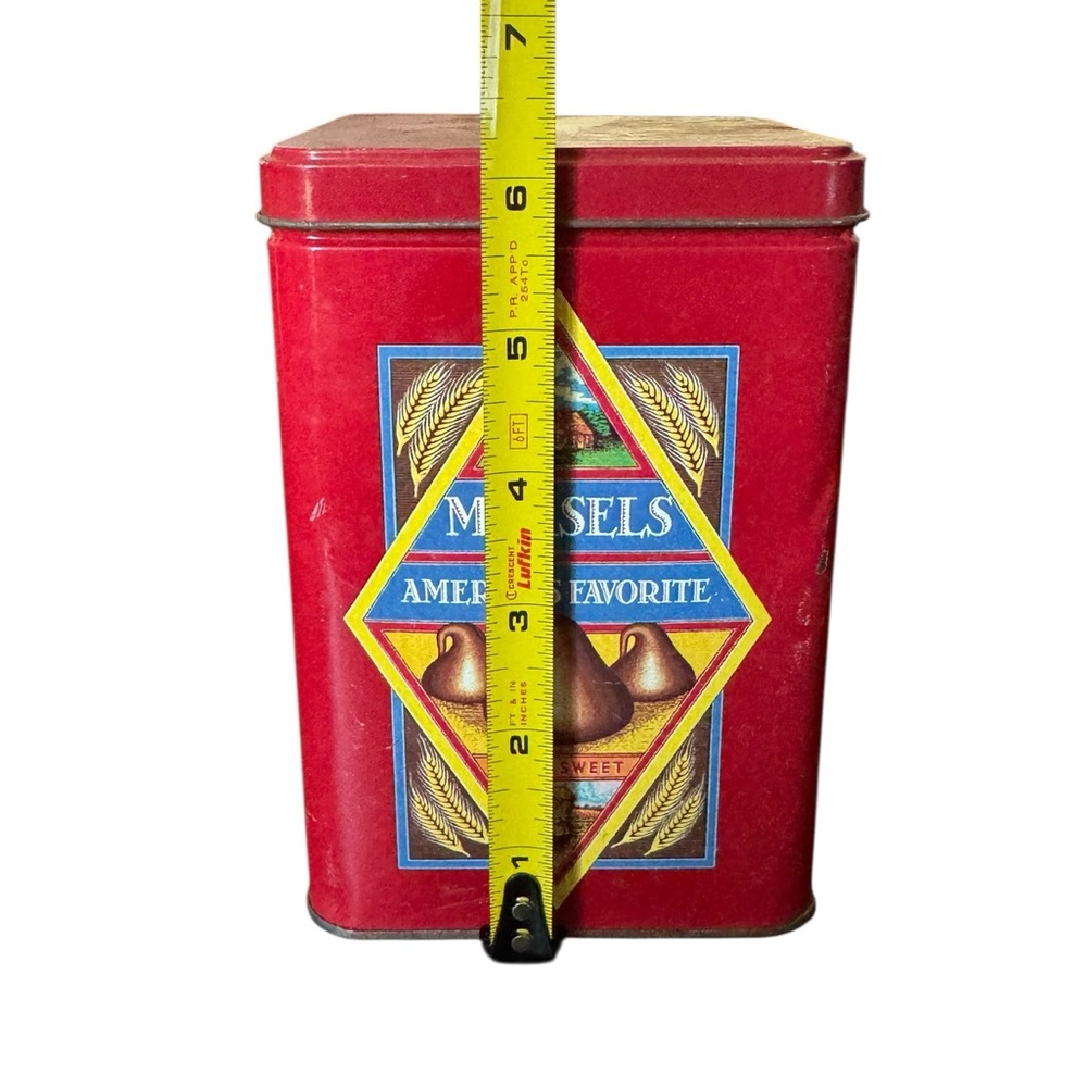 Nestle Tollhouse Red Morsels Vintage Tin Container - Picture 7 of 7
